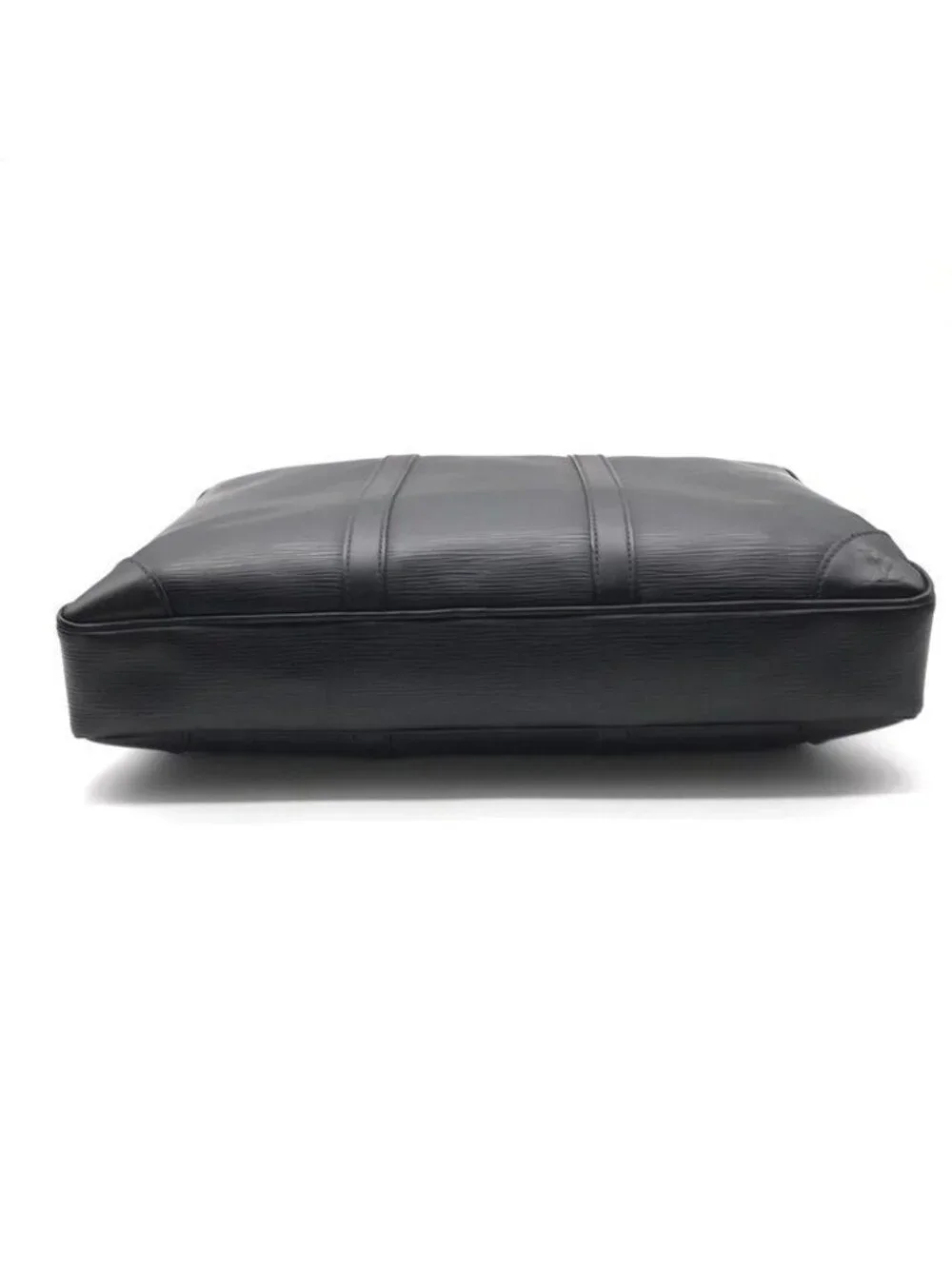 Louis Vuitton Epi Porto Document Business Hand Bag Black